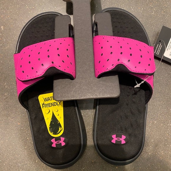 Girls' UA Ignite Pro Slides - Picture 4 of 5